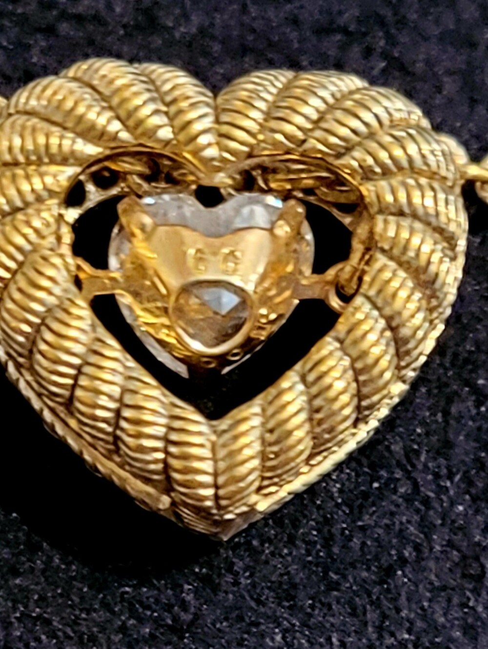 Judith Ripka Heart-shaped Twinkle Diamonique Pendant. Dancing Diamond. - Picture 8 of 14